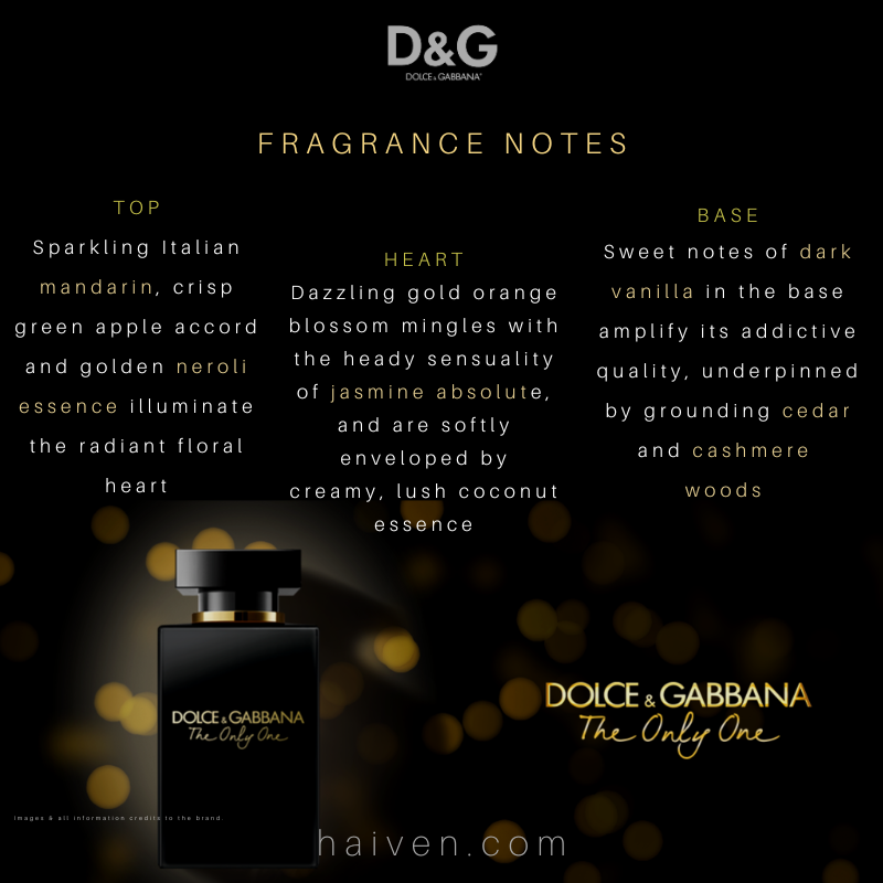 Dolce & Gabbana The Only One Intense EDP 100ML