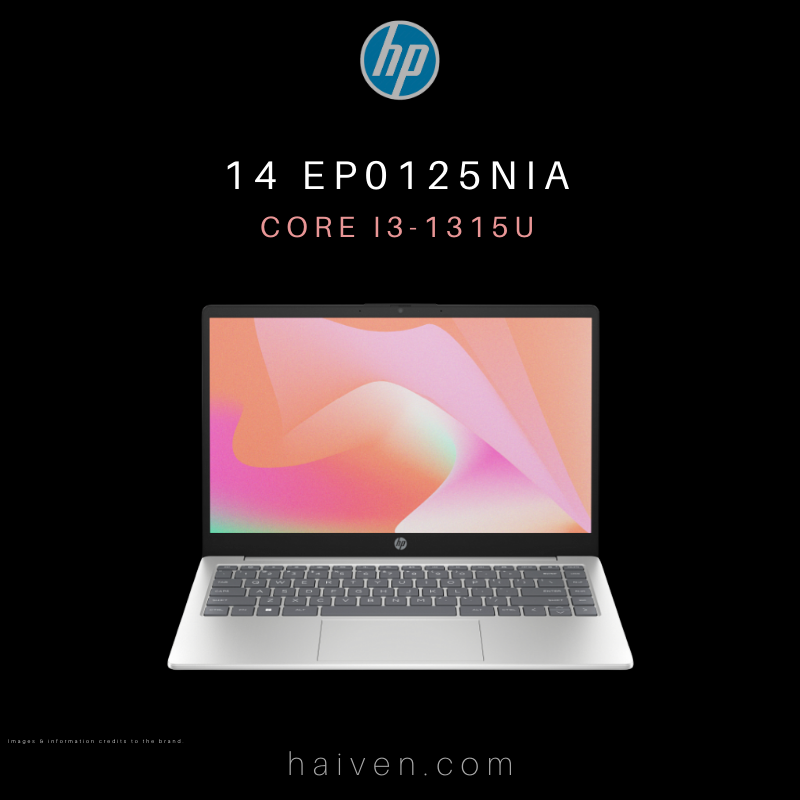 HP 14-ep0125nia Intel Core i3-1315U 4GB 256GB SSD 14" FHD DOS Silver