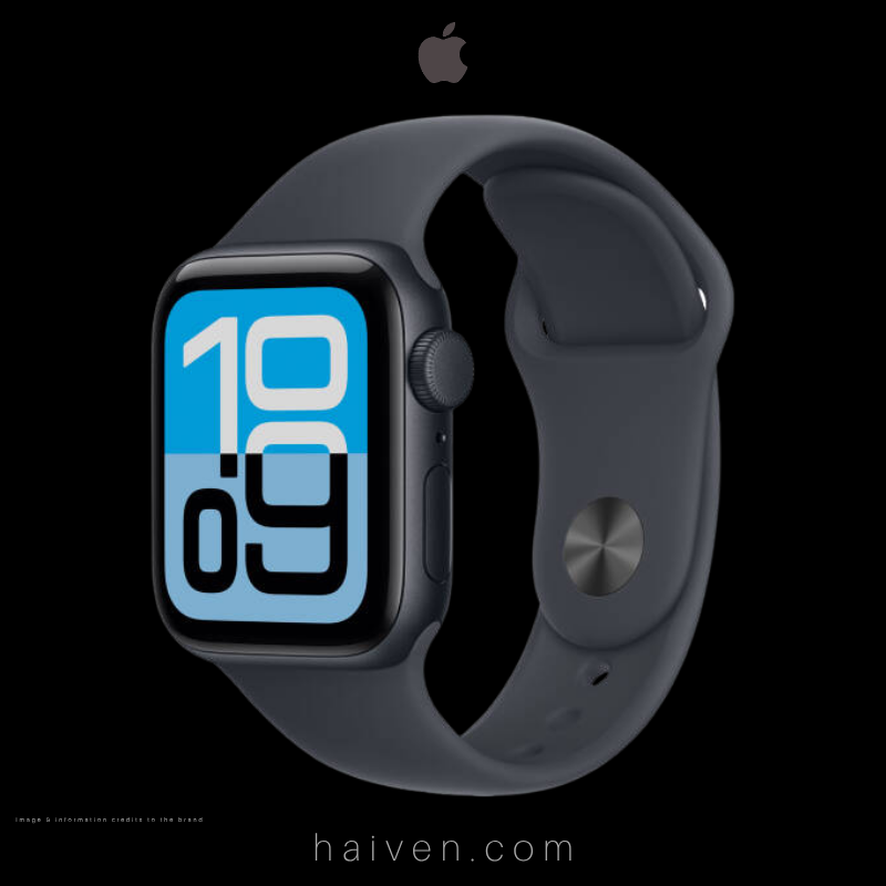 Apple Watch SE3 GPS 40mm MEH94 AM/A with Midnight Aluminum Case and Midnight Sport Band S/M