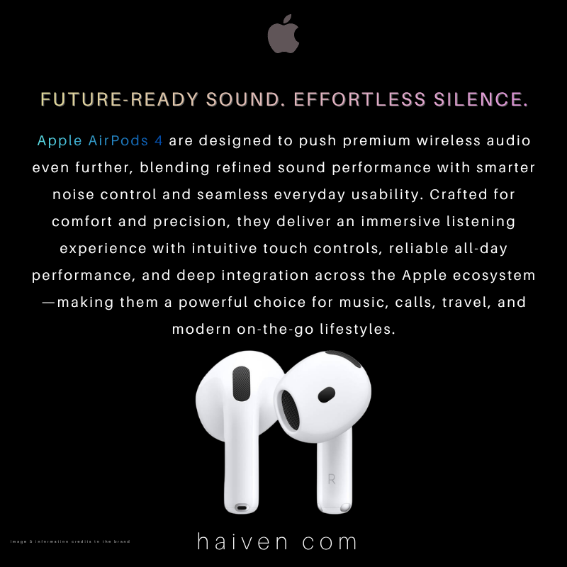 Apple AirPods 4 with Active Noise Cancellation