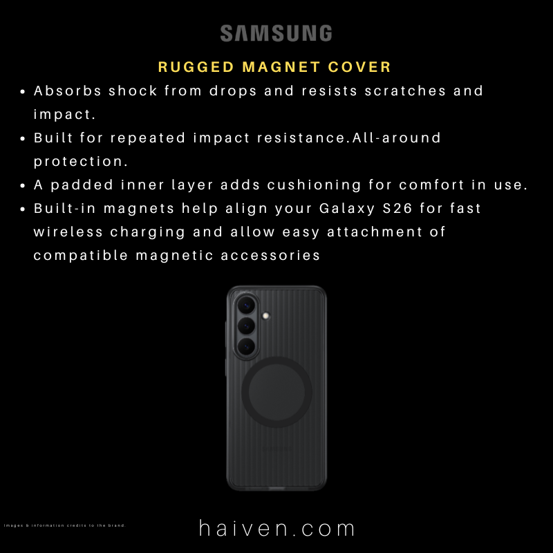 Samsung Galaxy S26 Rugged magnet Case