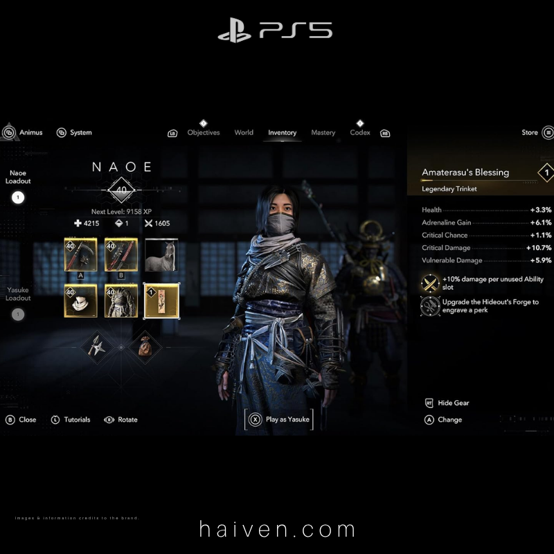 Assassin’s Creed Shadows PS5