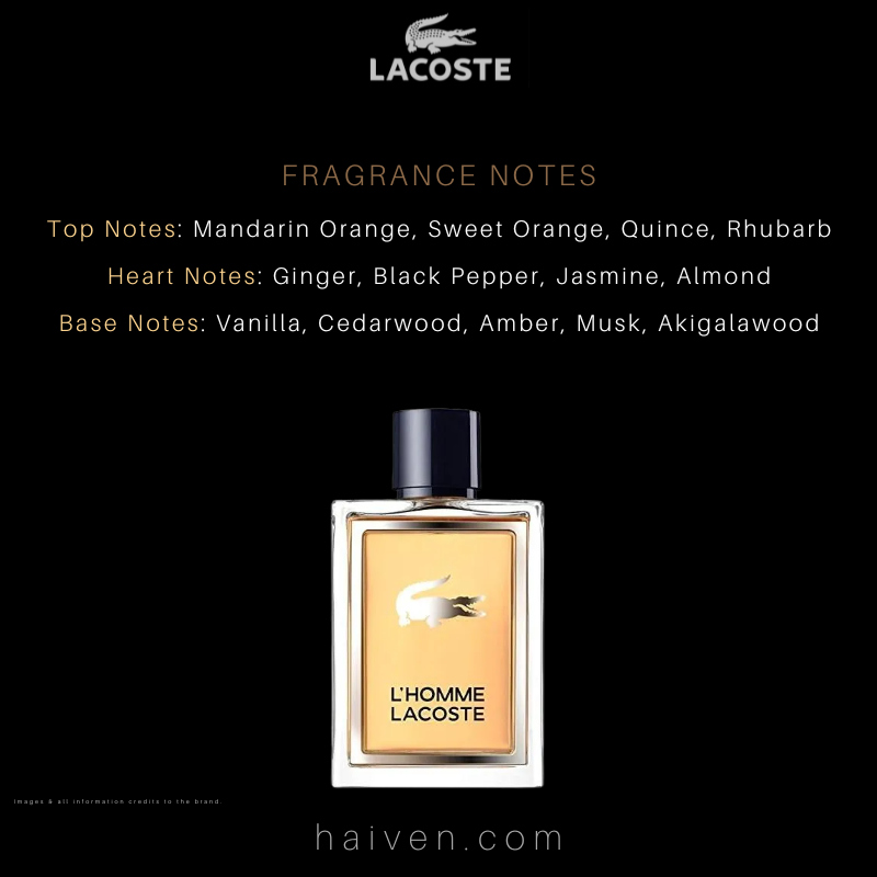 Lacoste L’Homme Lacoste EDT for Men 100ml