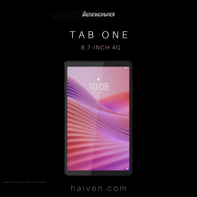 Lenovo Tab One 8.7-Inch 4G Tablet 4GB RAM 128GB Storage TB305XU with Case