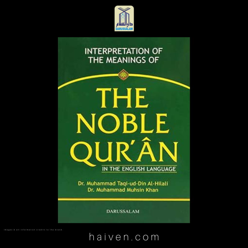Interpretation of the Meanings of The Noble Quran - Green Cover