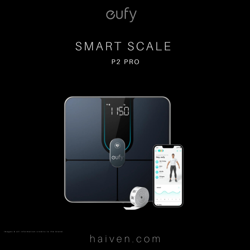 Eufy Smart Scale P2 Pro Black