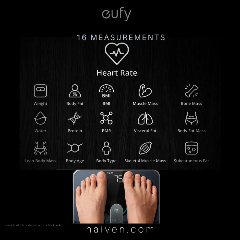 Eufy Smart Scale P2 Pro Black