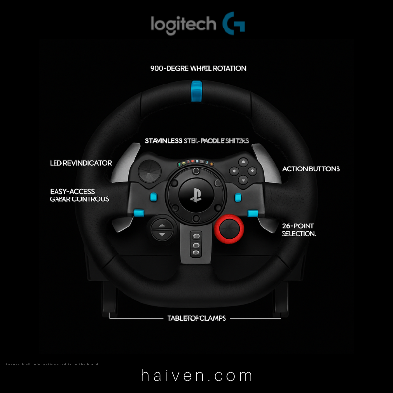 Logitech G29 Driving Force Racing Wheel for PlayStation