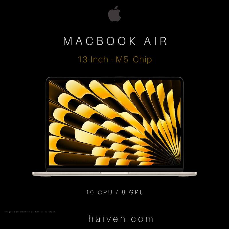 Apple MacBook Air MDHA4 13 M5 10CPU 8GPU 16GB 512GB Starlight
