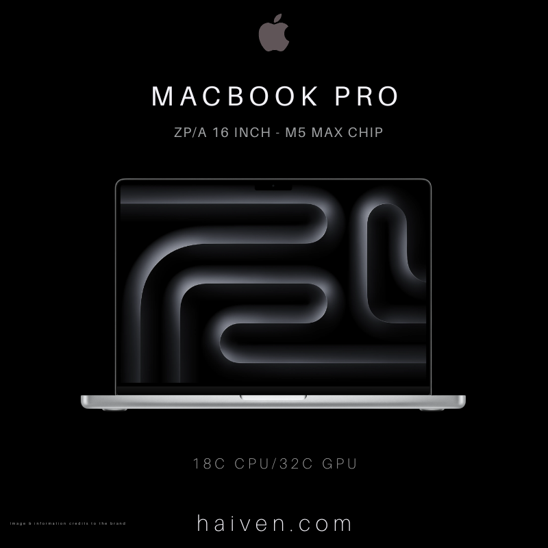 Apple MacBook Pro ZP/A 16 M5 Max 18CPU 32GPU 36GB RAM 2TB SSD