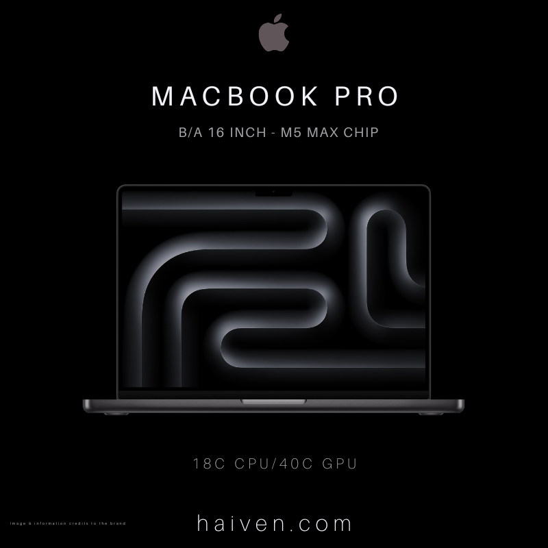 Apple MacBook Pro B/A 16 M5 Max 18CPU 40GPU 48GB RAM 2TB SSD 
