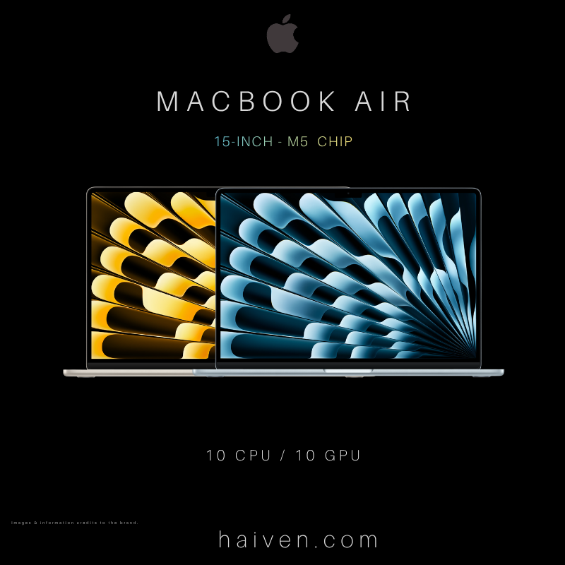 Apple MacBook Air 15 M5 10CPU 10GPU 16GB RAM 512GB SSD