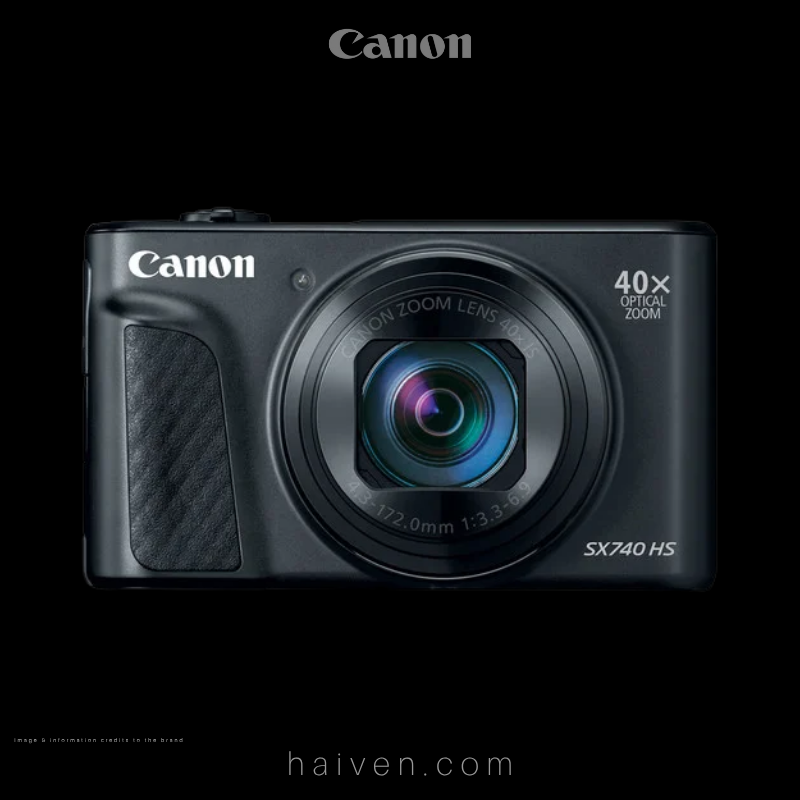 Canon PowerShot SX740 HS Digital Camera Black