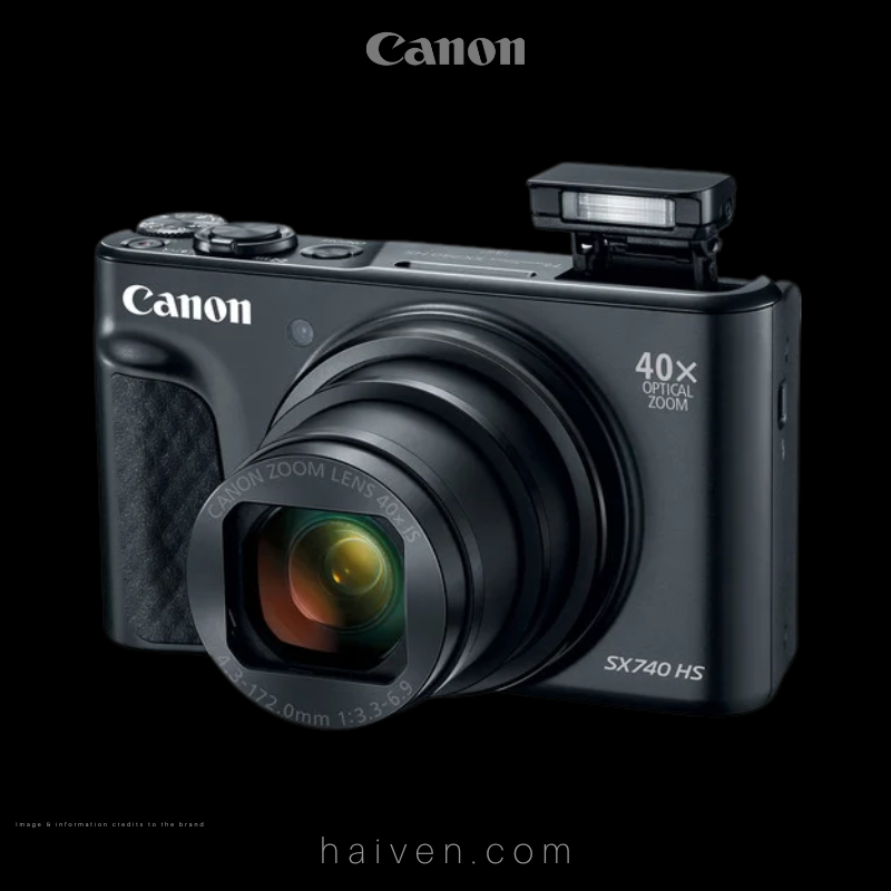 Canon PowerShot SX740 HS Digital Camera Black
