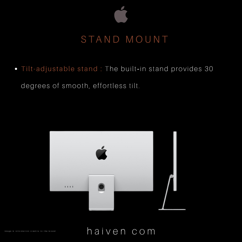 Apple Studio Display MMYW3 X/A Nano Texture Tilt Adjustable Stand