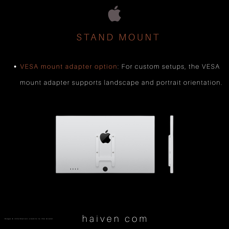 Apple Studio Display MMYW3 X/A Nano Texture Tilt Adjustable Stand
