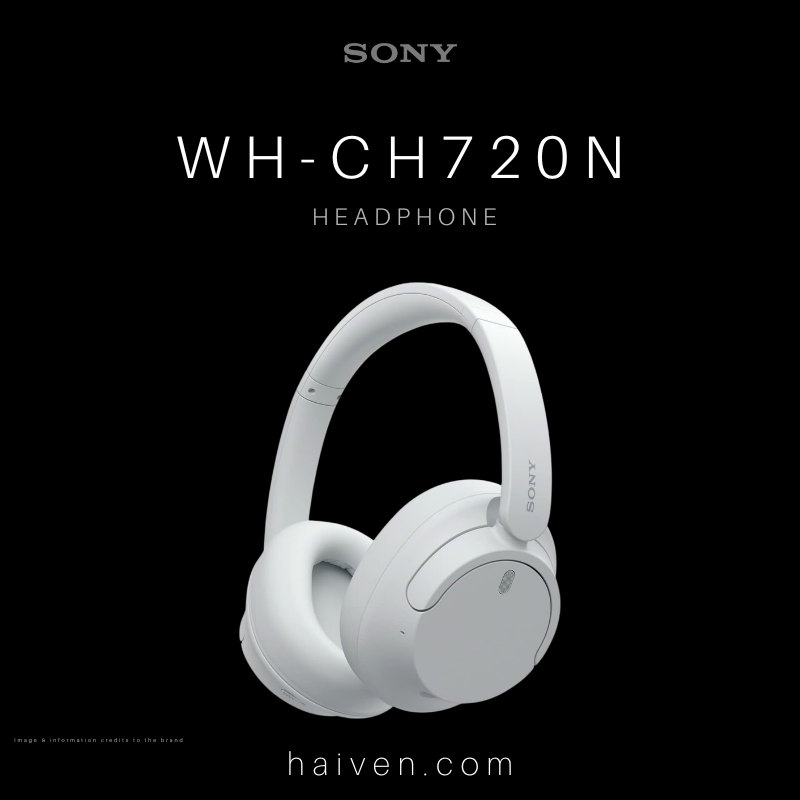 Sony WH-CH720N Noise Cancelling Wireless Bluetooth Headphones