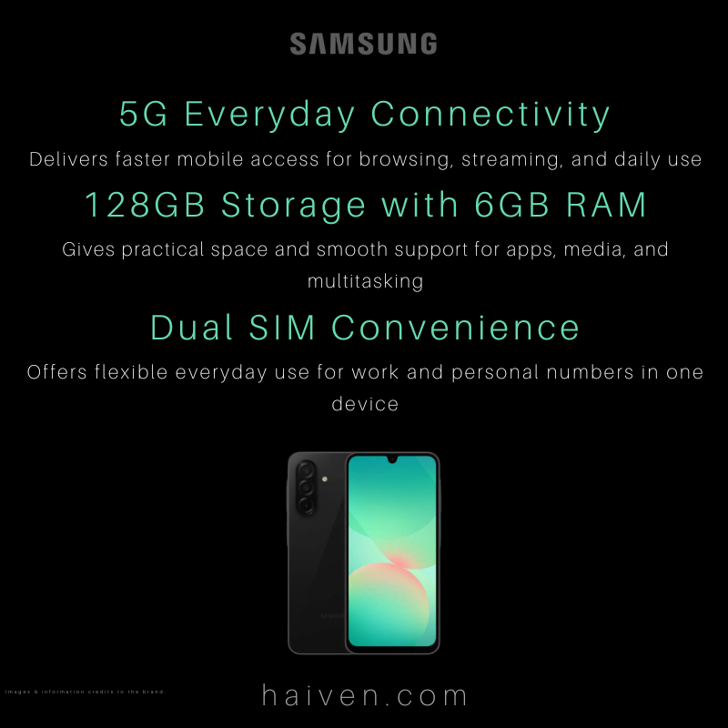 Samsung Galaxy A26 5G Dual SIM 6GB RAM 128GB TRA