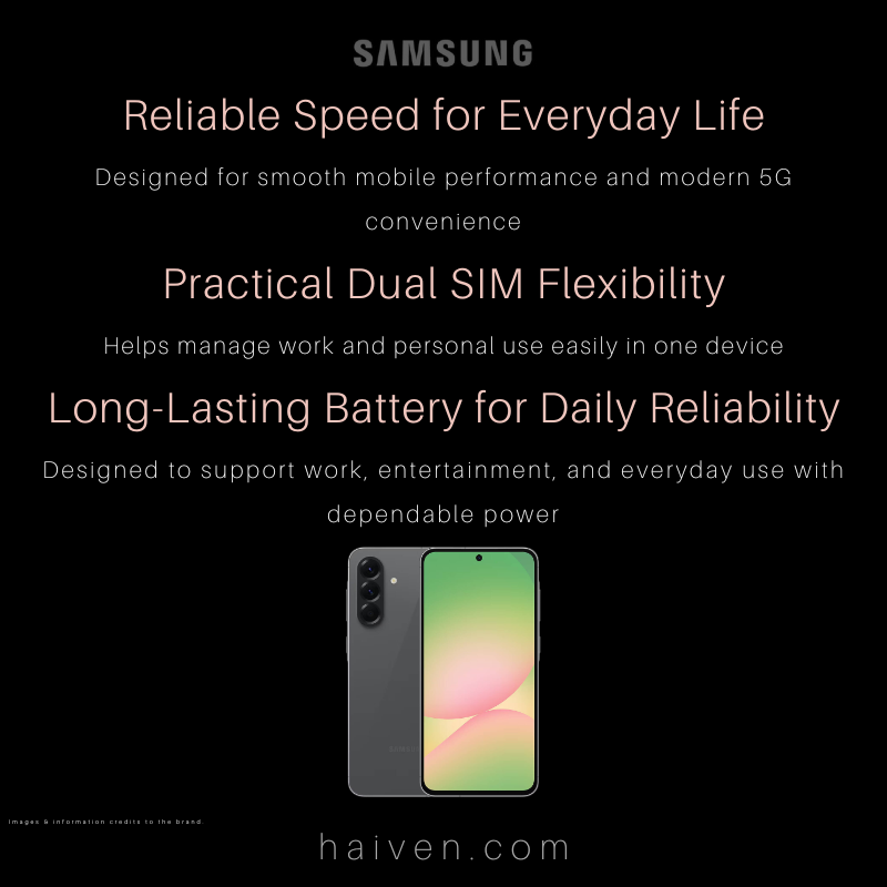 Samsung Galaxy A56 5G Dual SIM 8GB RAM 256GB TRA