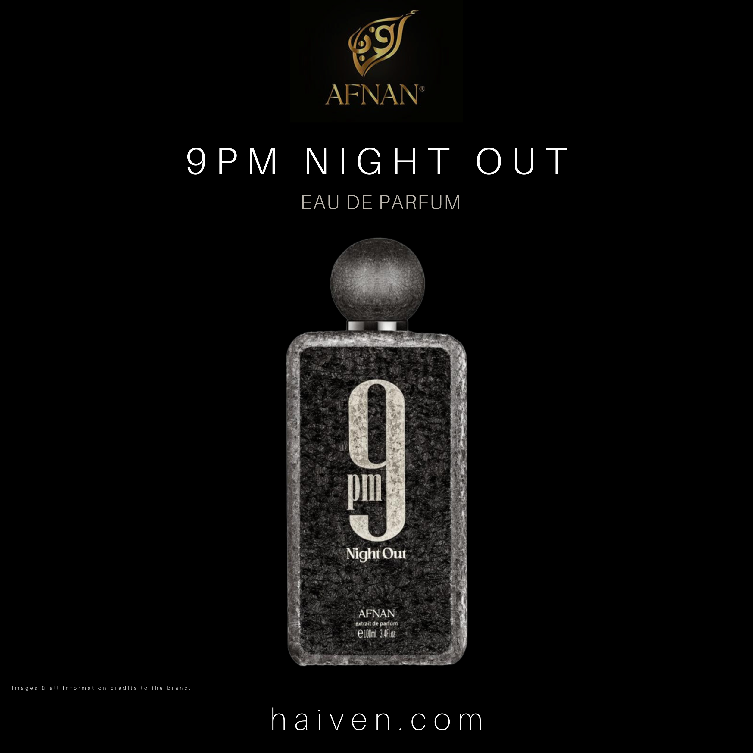 Afnan 9PM Night Out EDP 100ML