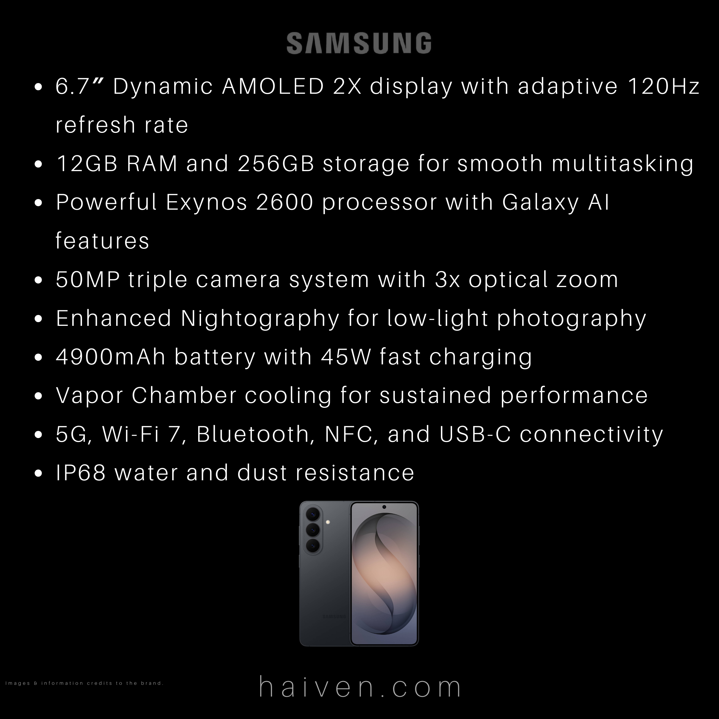 Samsung Galaxy S26+ 5G 12GB RAM 256GB TRA Version