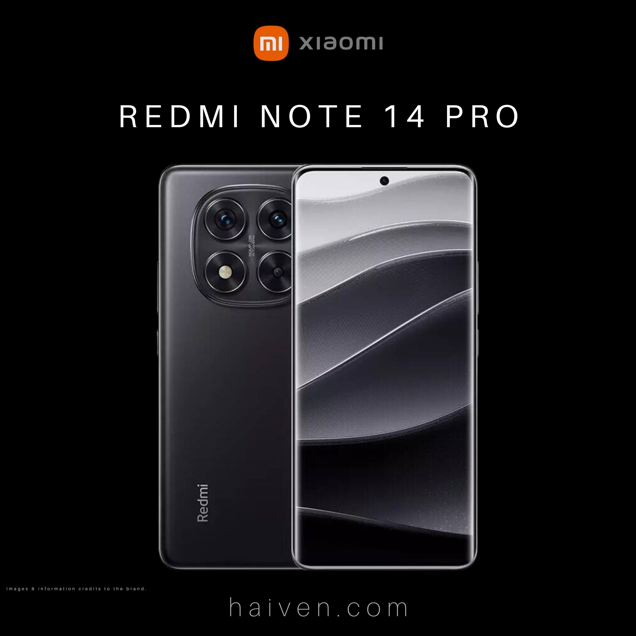 Redmi Note 14 Pro 5G 12+512GB – Black