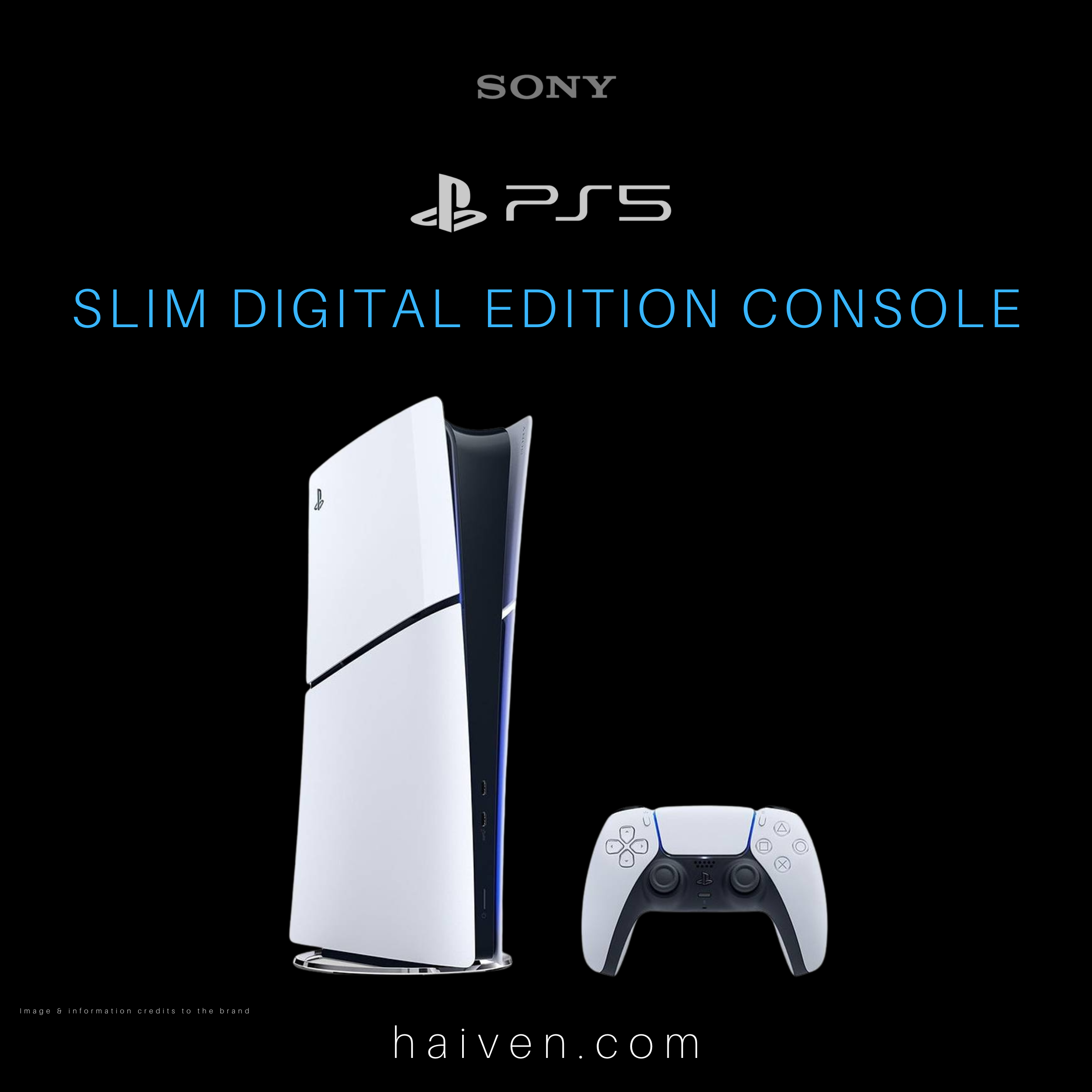 Sony PlayStation 5 Slim 1TB Console – Digital Edition TRA