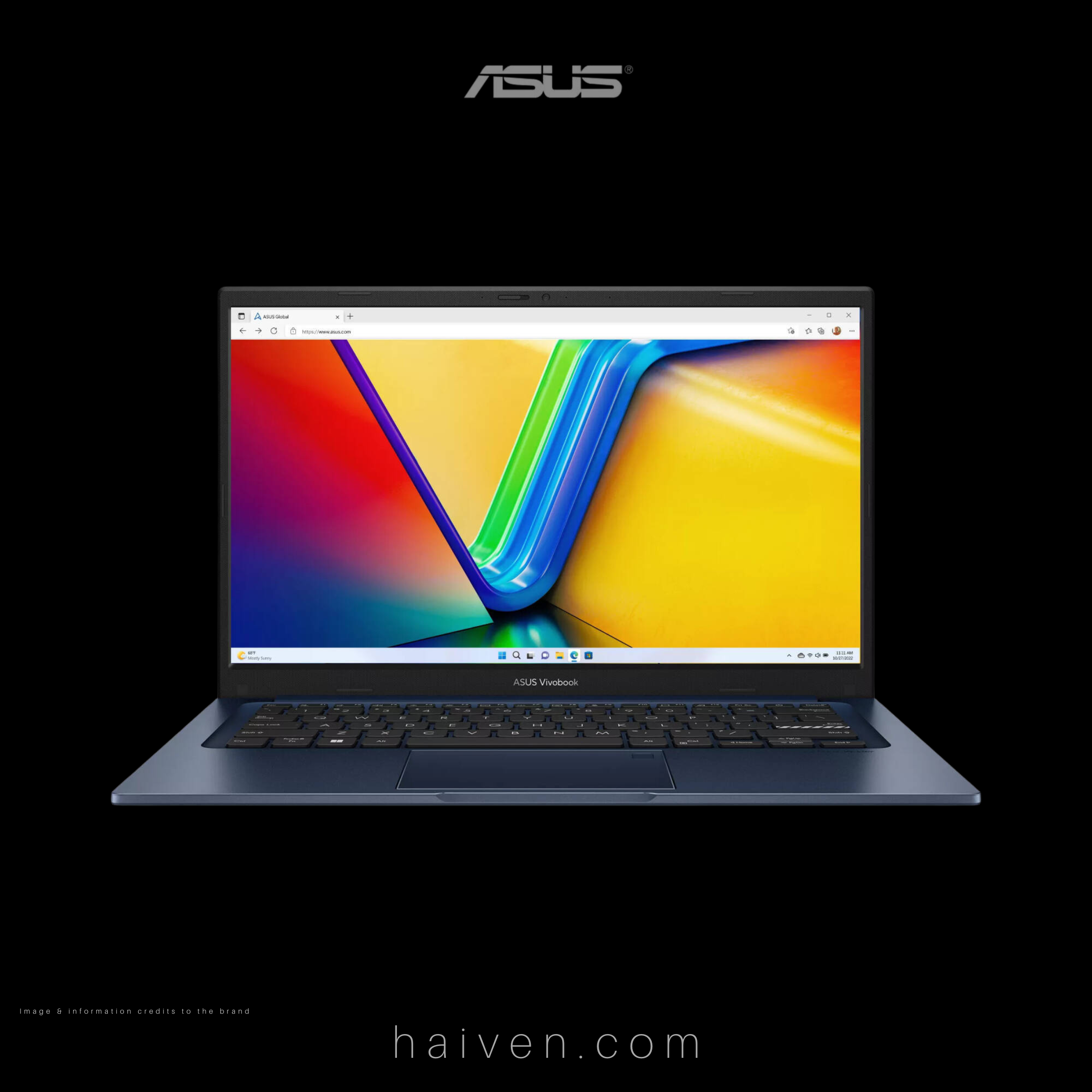 ASUS X1404VA Core 5 120U 8GB 256GB SSD 14-Inch FHD DOS English Keyboard
