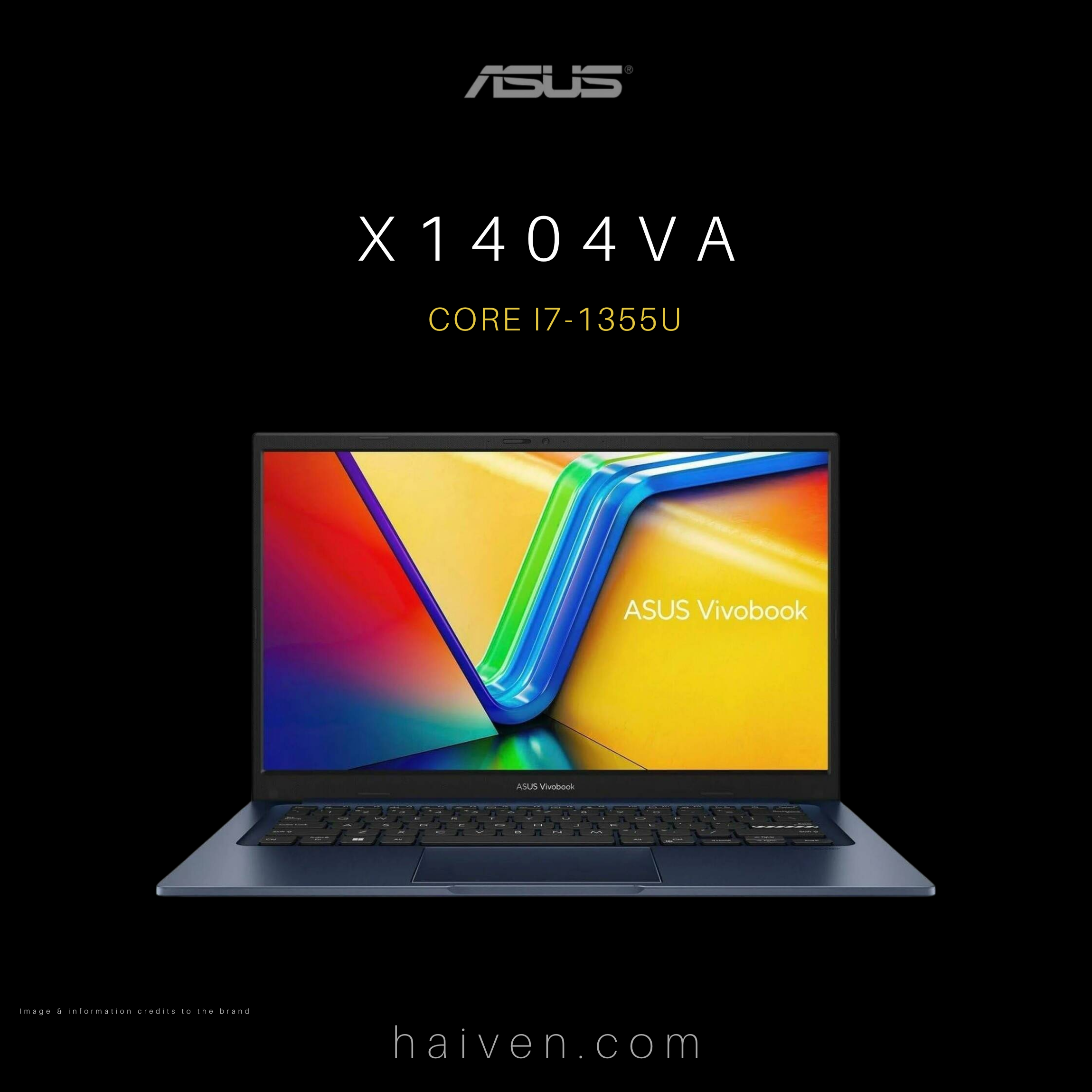 ASUS X1404V Core i7-1355U 12GB 512GB 14-Inch Windows 11
