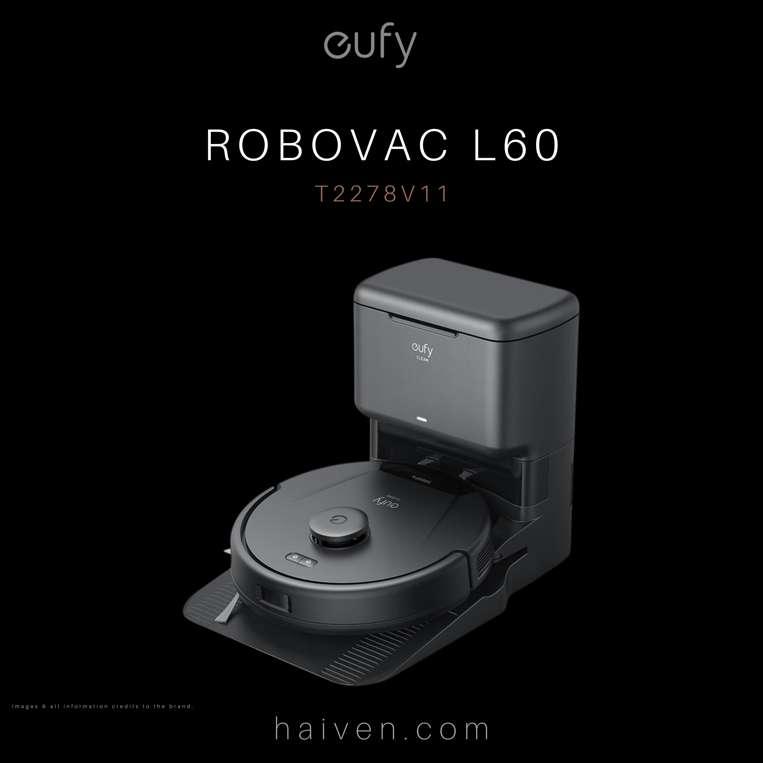 Eufy RoboVac L60 Hybrid SES Black