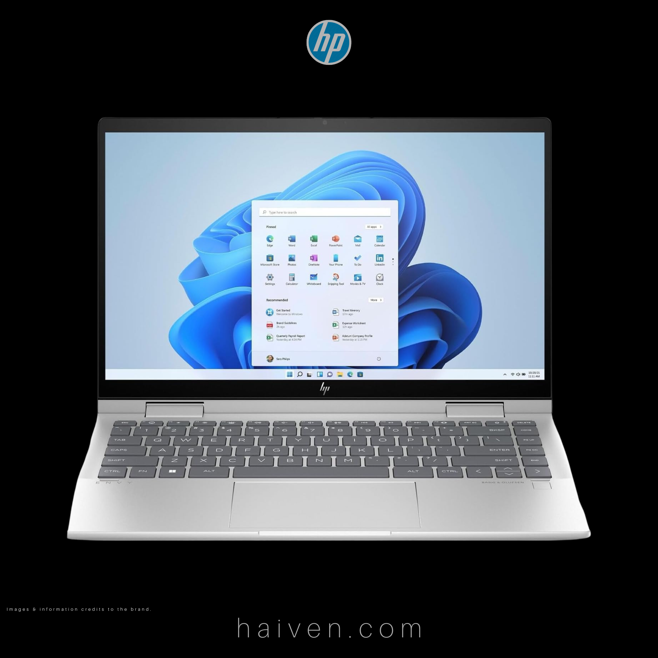 HP Envy x360 16-AC0023DX Core Ultra 7 8GB DDR4 1TB SSD 16-Inch FHD Windows 11 Silver Backlit English Keyboard