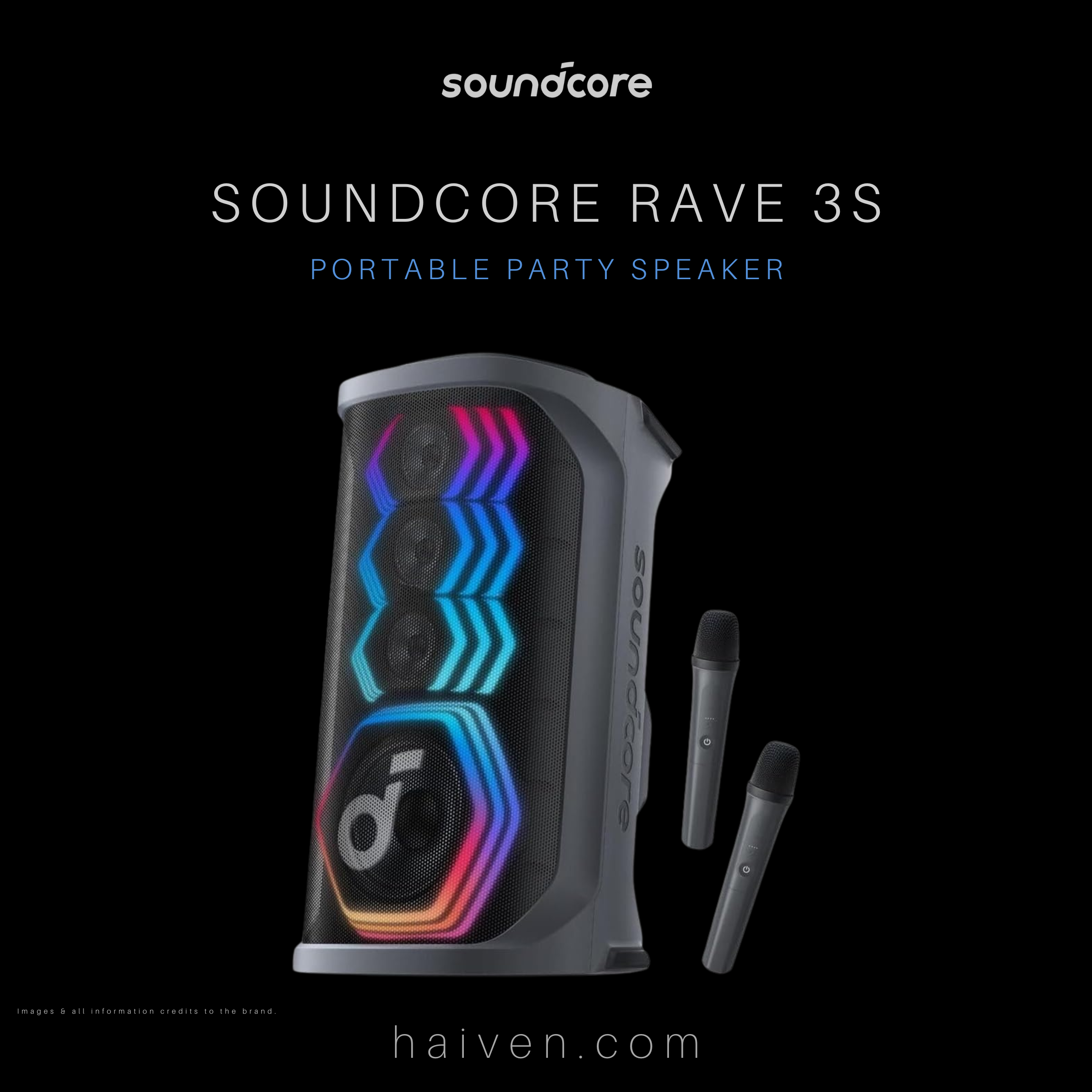 Soundcore Rave 3S Portable Party Speaker