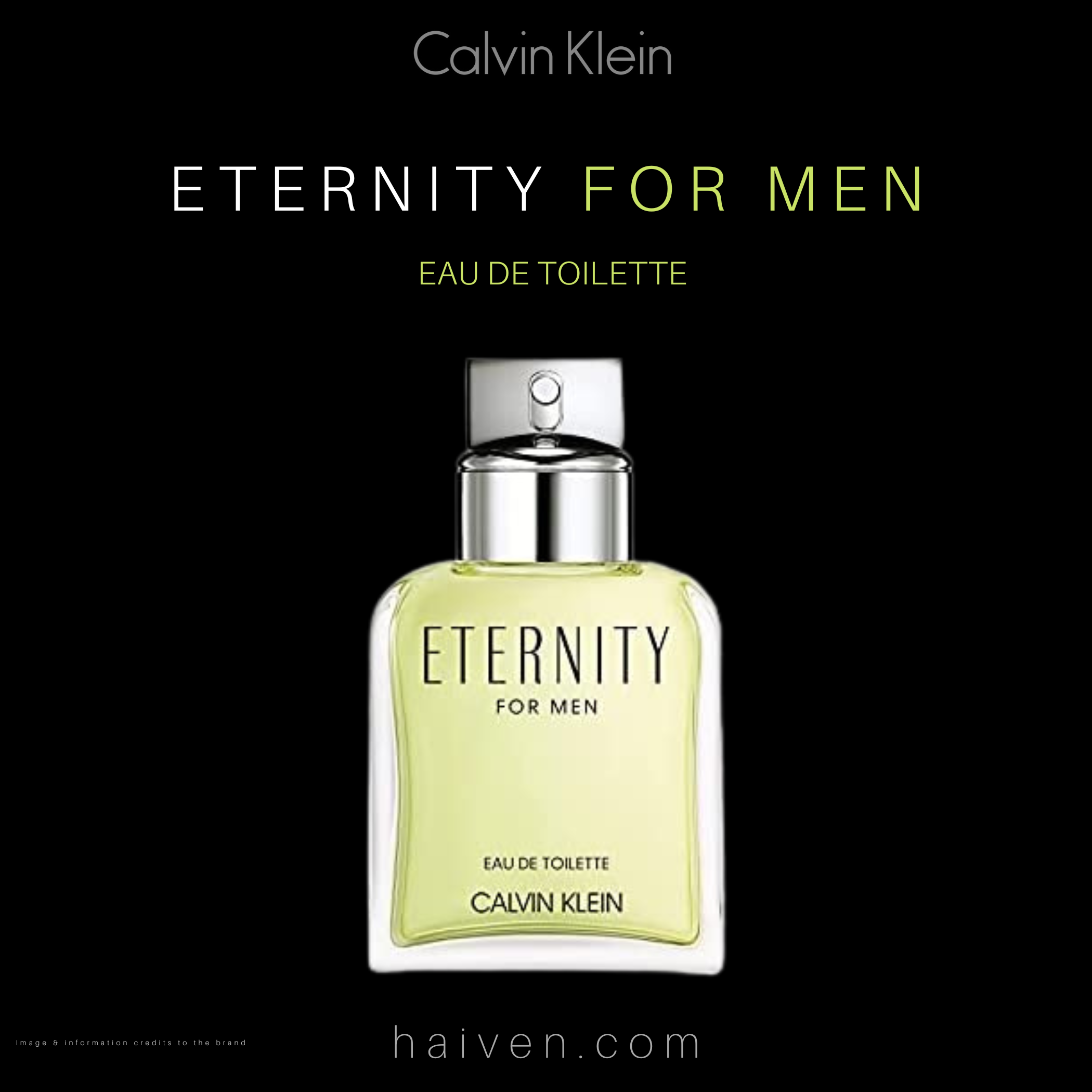 Calvin Klein Eternity For Men EDT 100ML — Best Seller