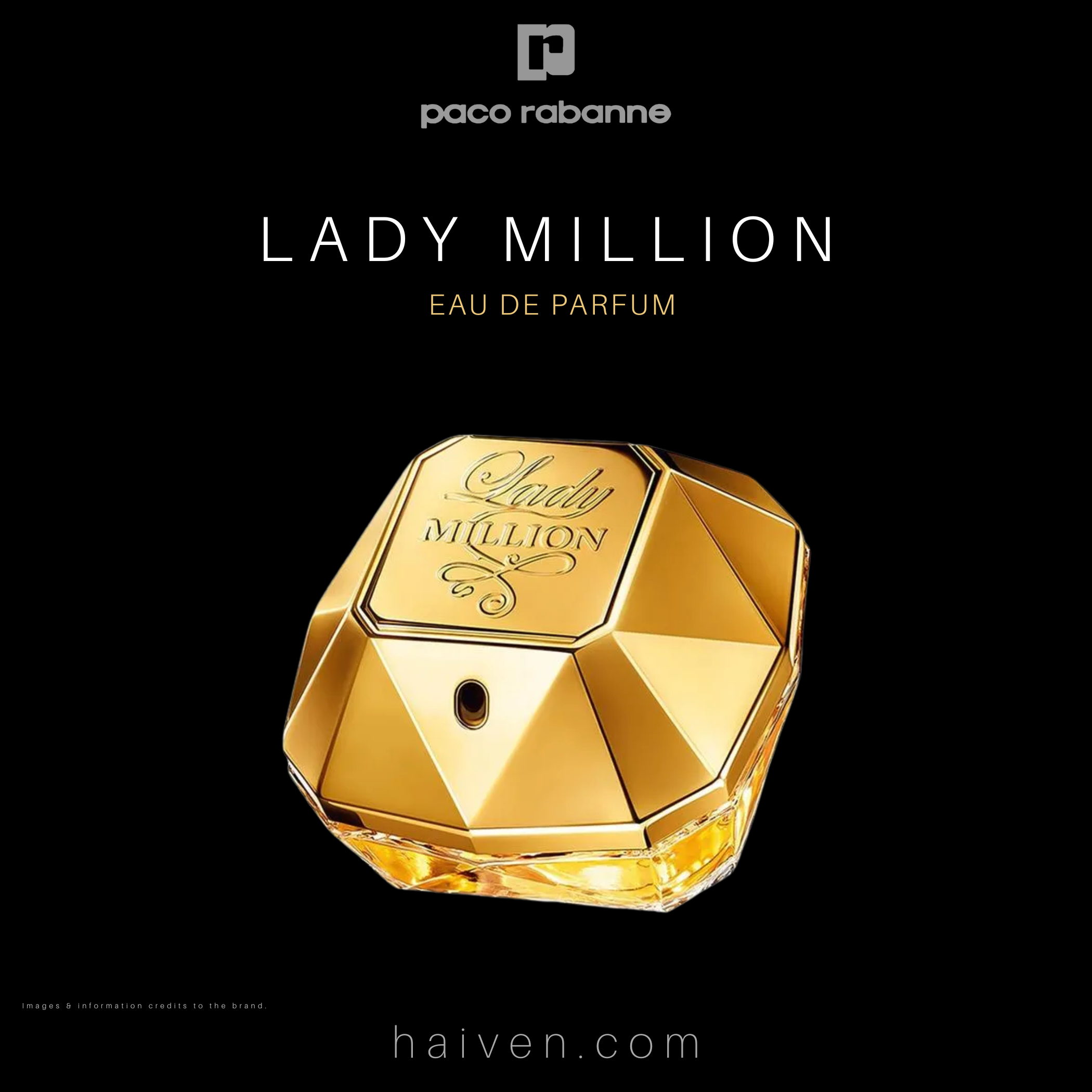 Paco Rabanne Lady Million Eau de Parfum 80ML — Best Seller