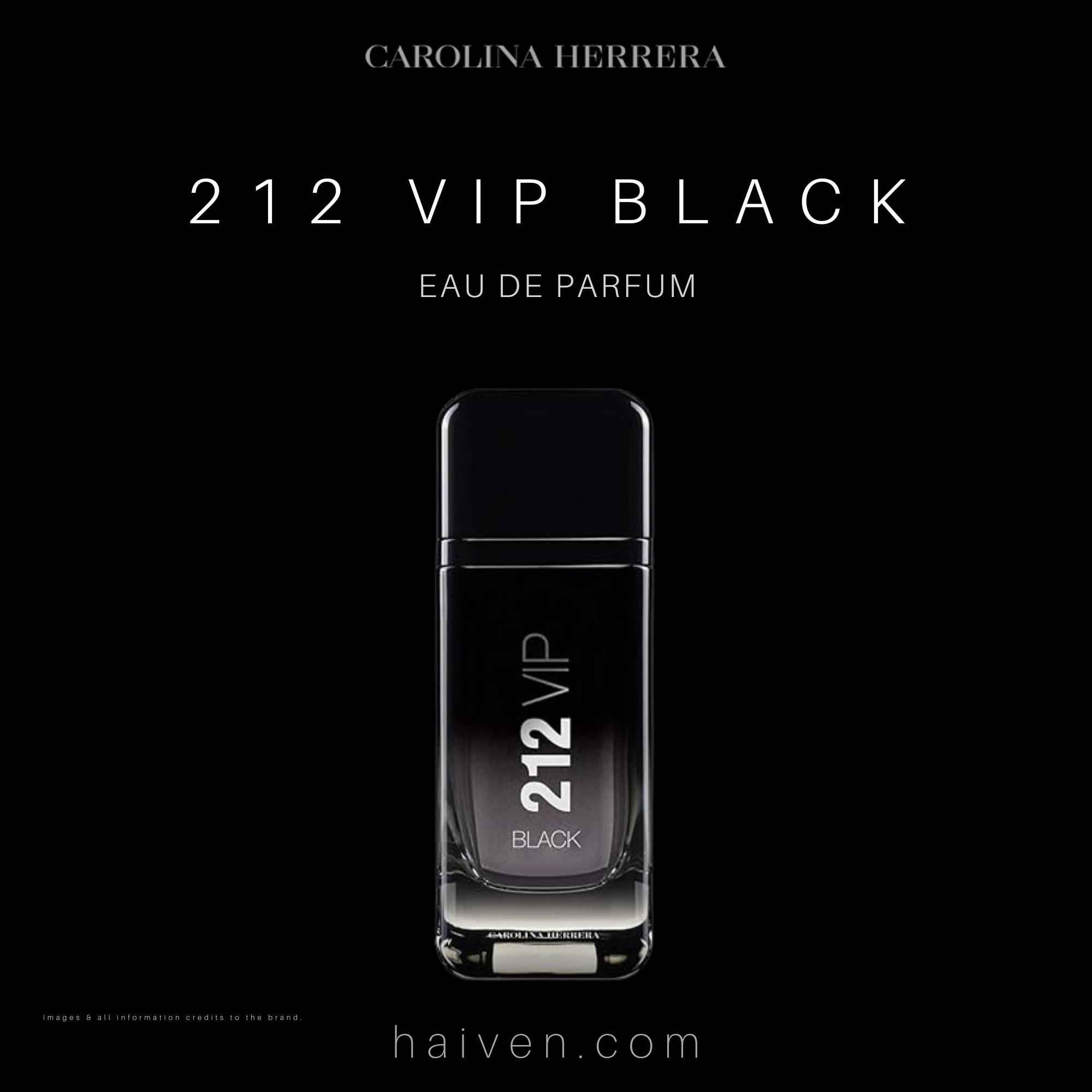 Carolina Herrera 212 VIP Black Men EDP 100ML — Best Seller