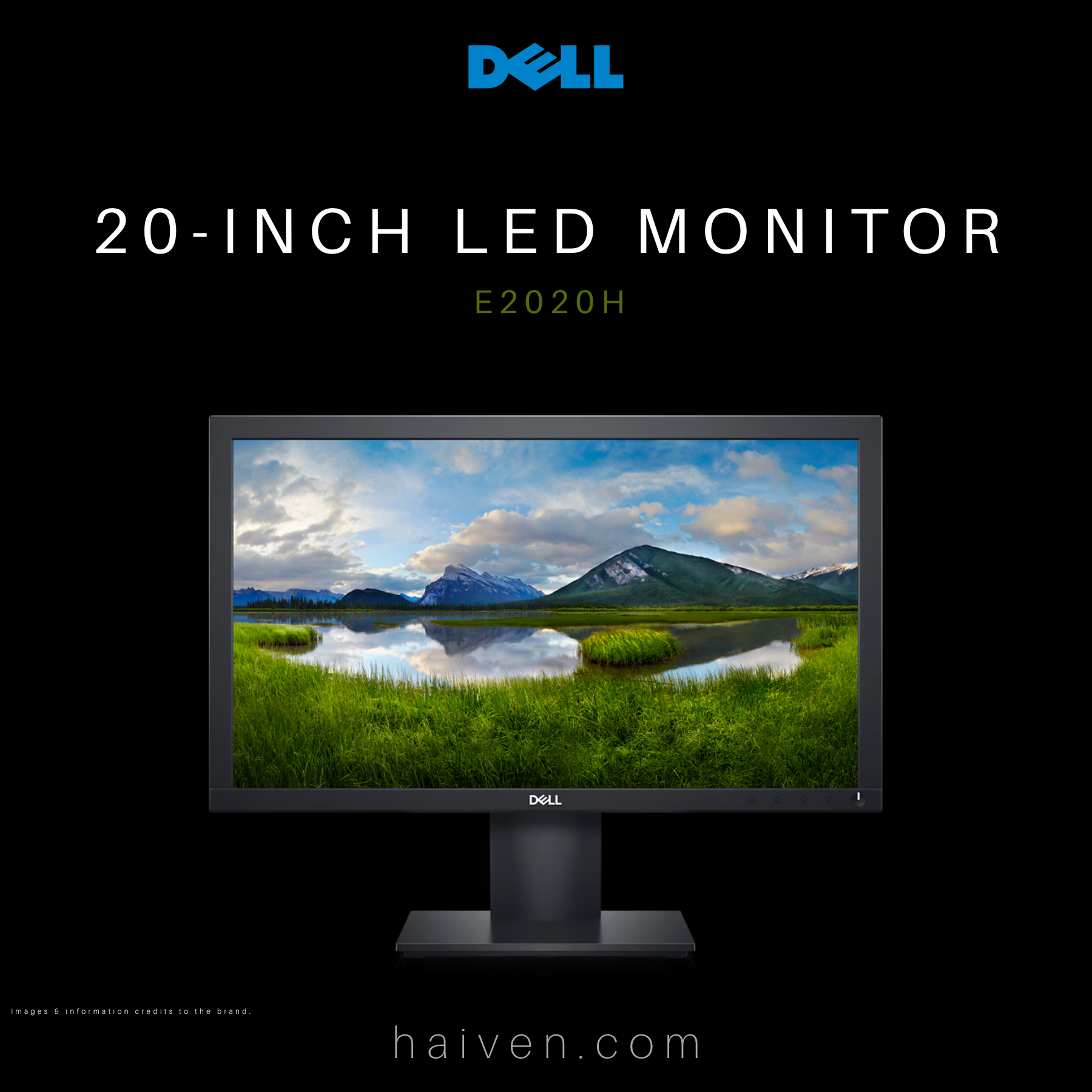 Dell E2020H 19.5-Inch LED Monitor