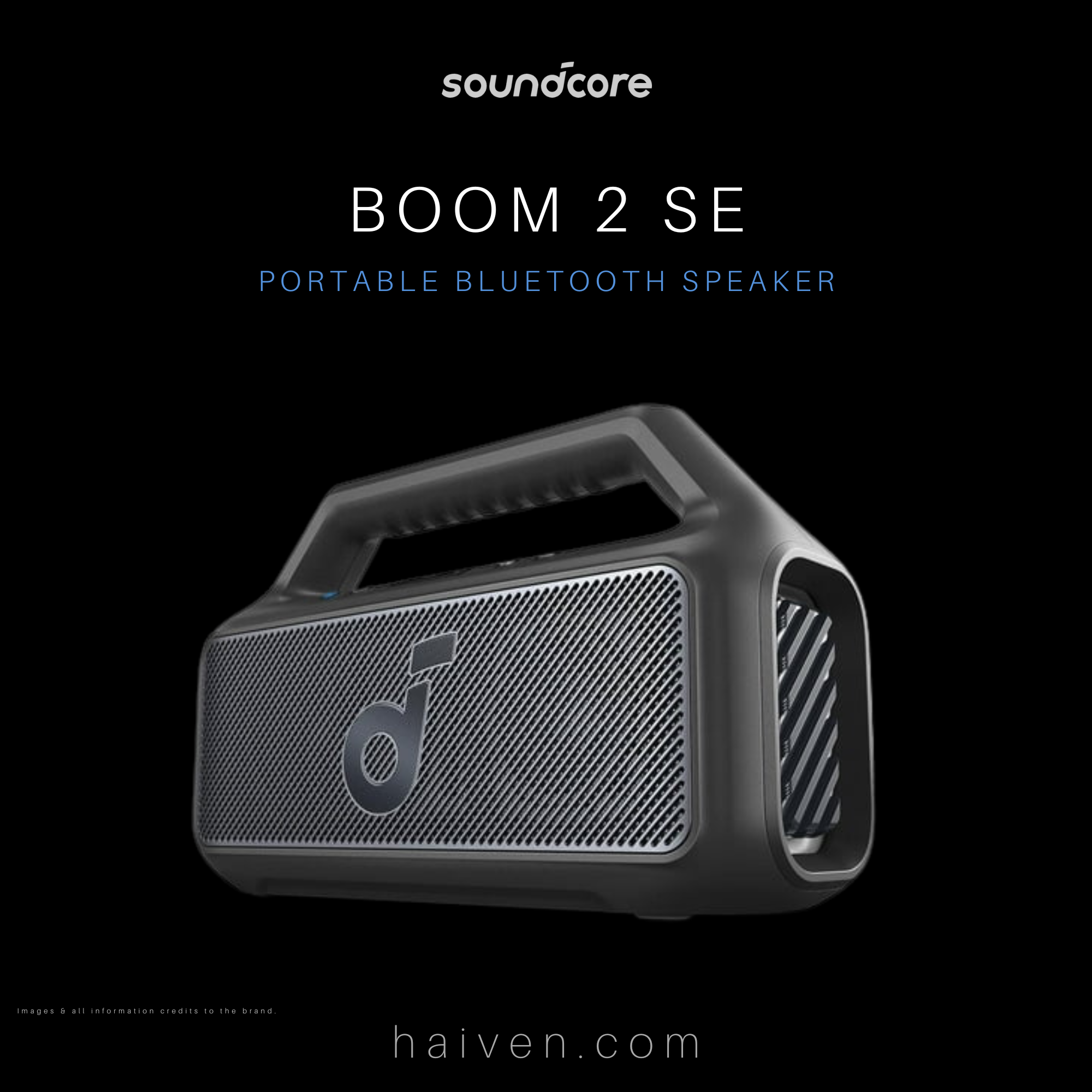 Soundcore Boom 2 SE Portable Bluetooth Speaker