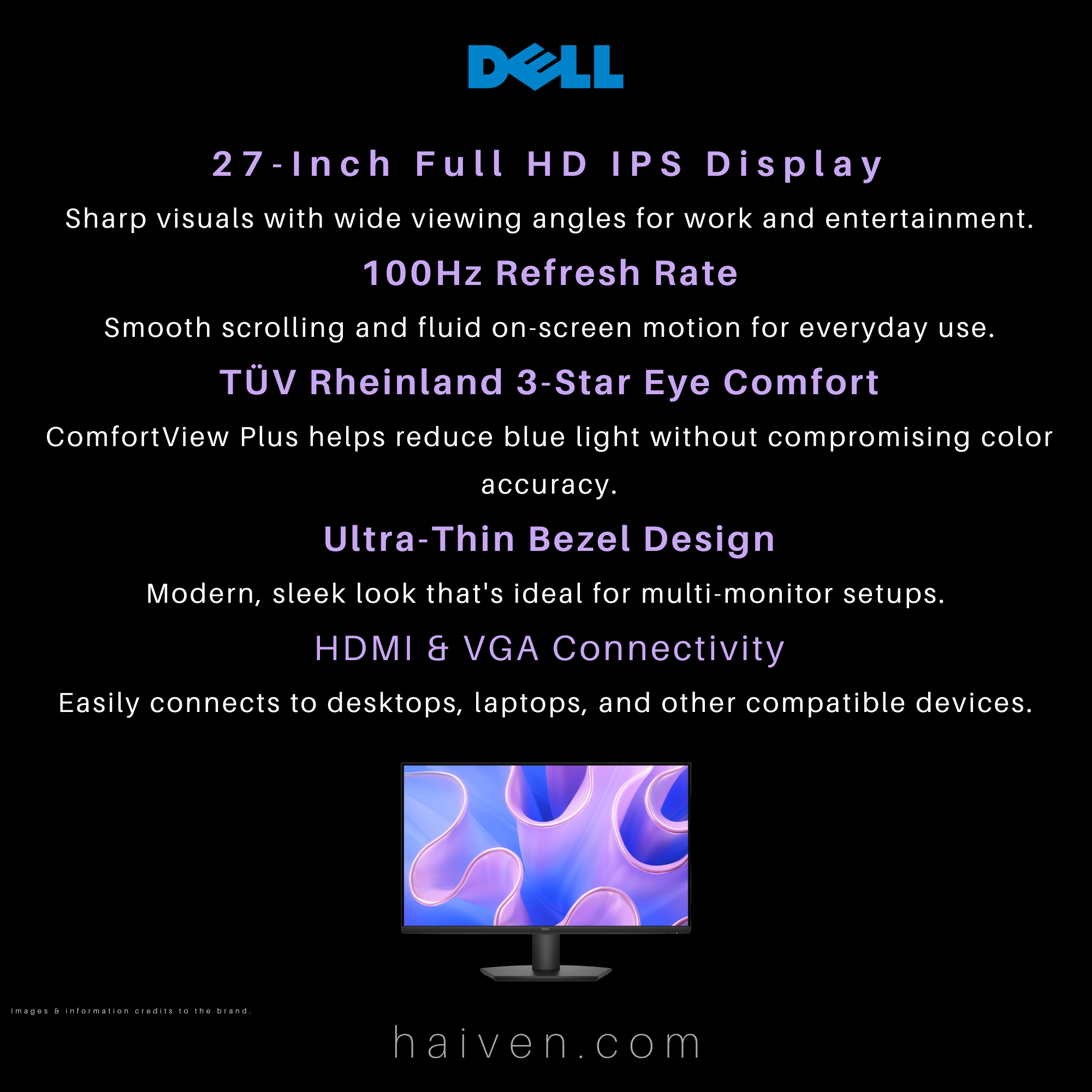 Dell SE2725HM 27-Inch LED Monitor
