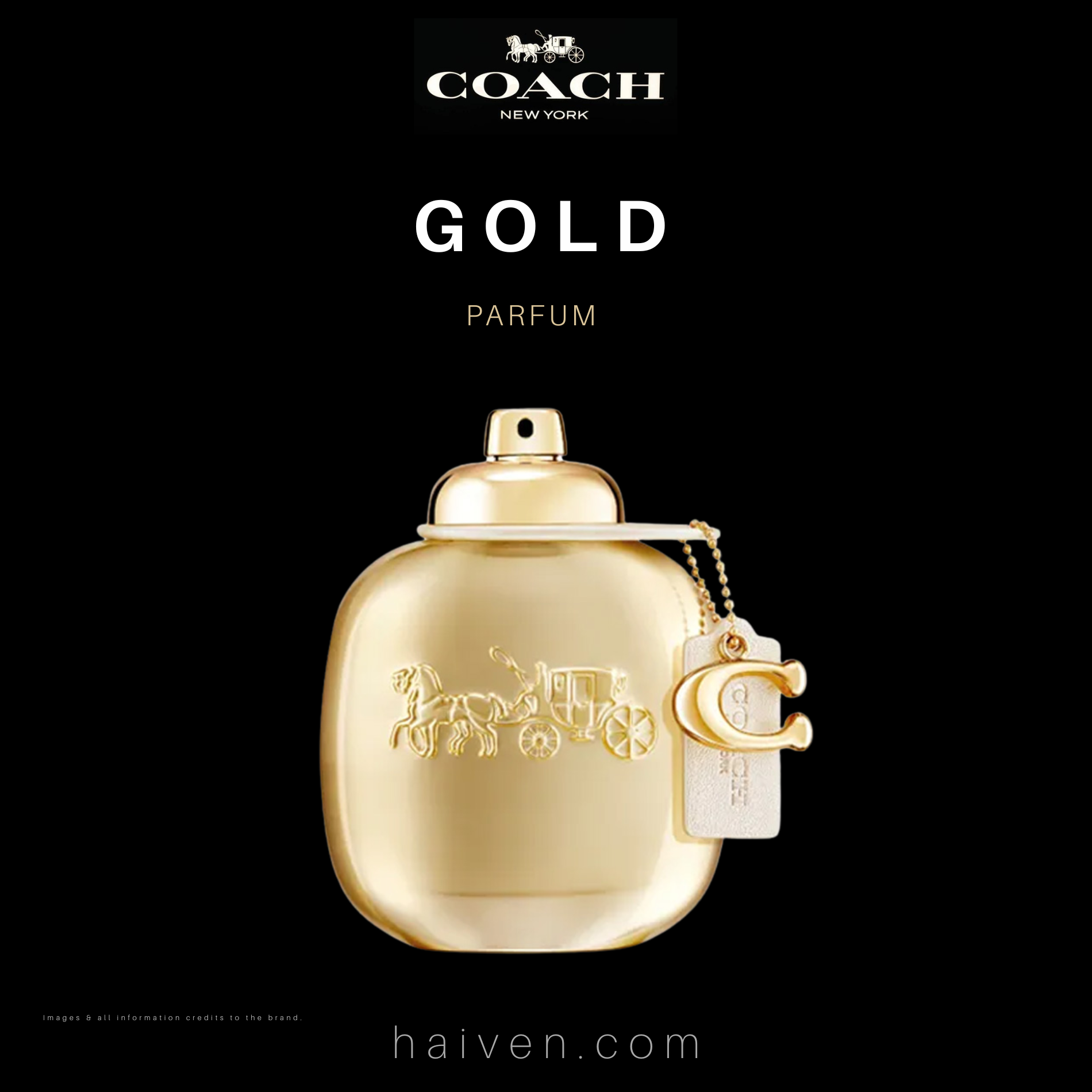Coach Gold (W) EDP 90ML — Best Seller