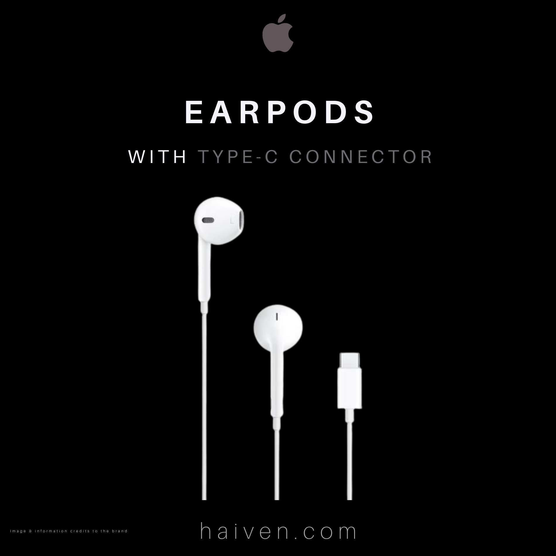 Apple Earpods With Type-C Connector