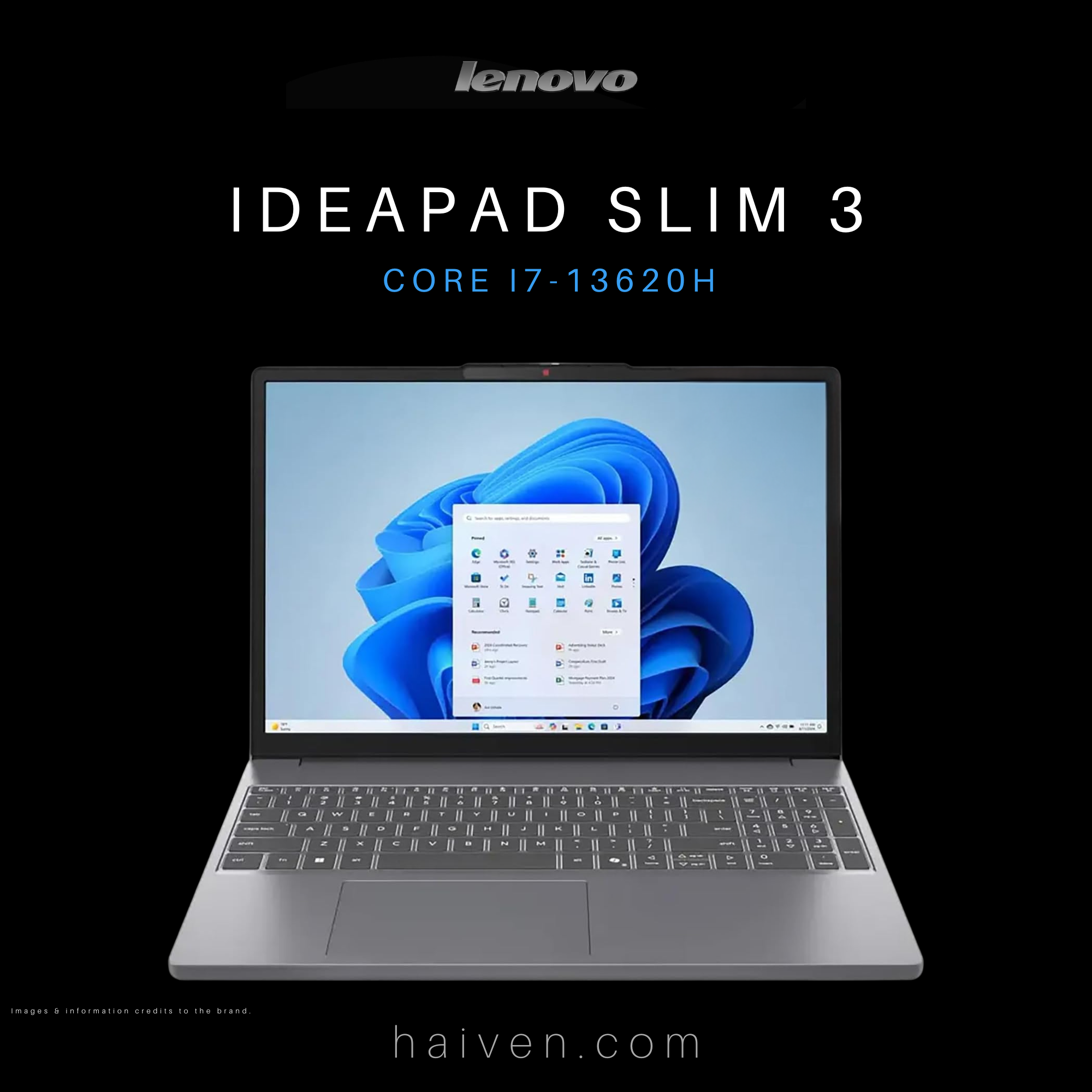 Lenovo IdeaPad Slim 3 Core i7-13620H 16GB 512GB SSD 16-Inch FHD