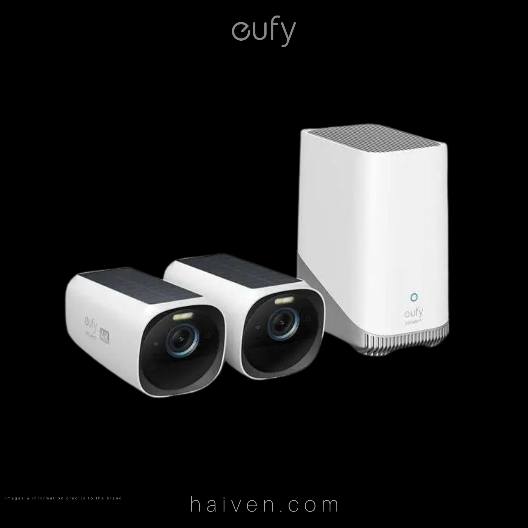 EufyCam 3 White 2+1 Kit with HomeBase 3