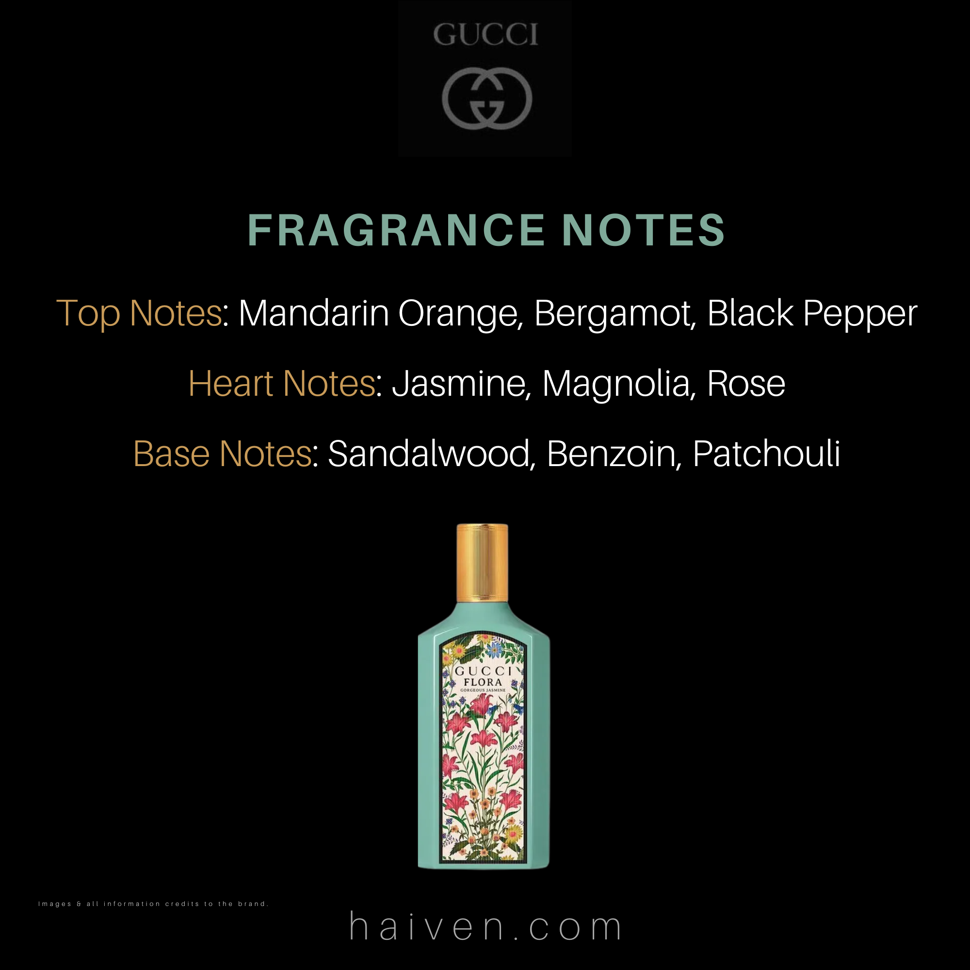 Gucci Flora Gorgeous Jasmine EDP 100ML