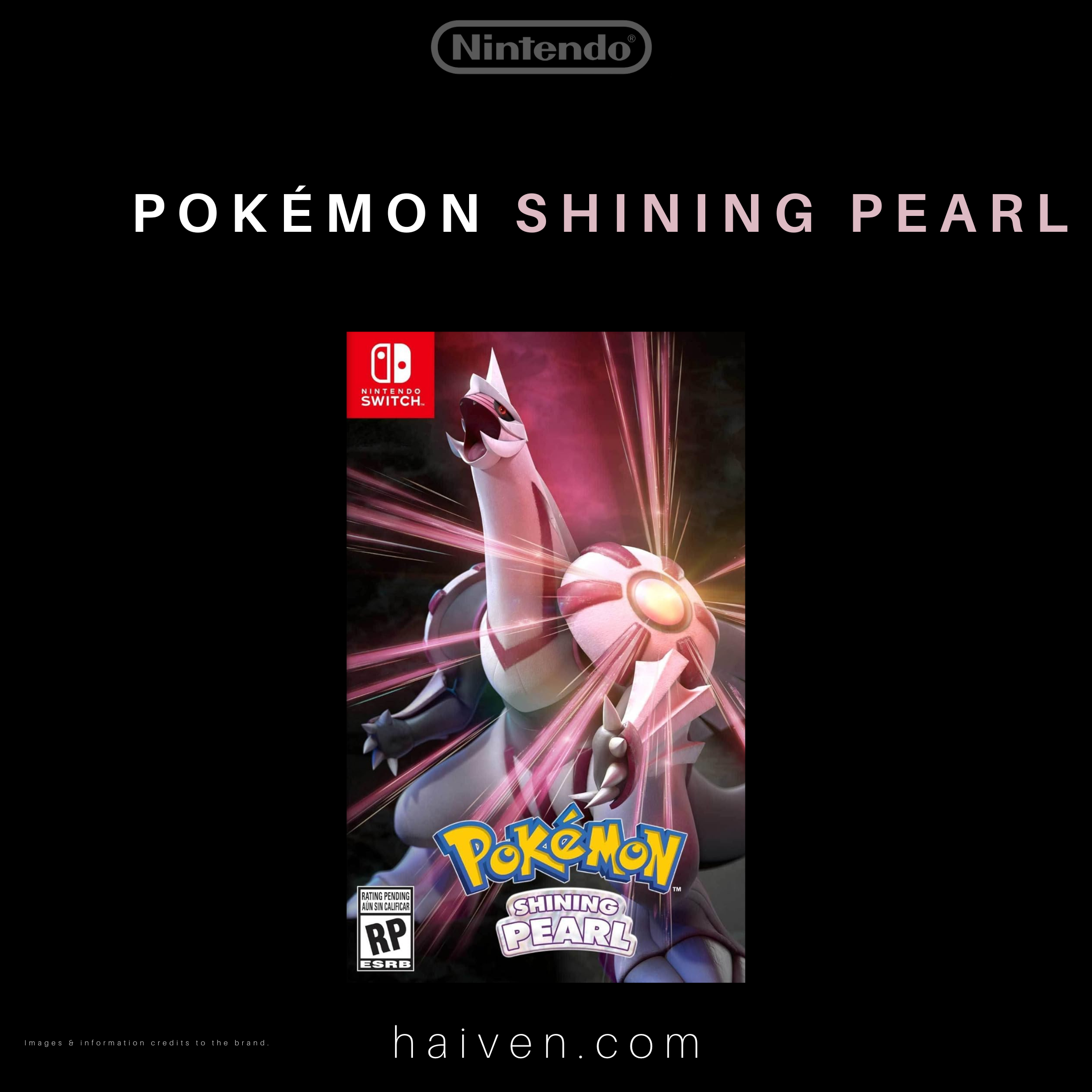 Nintendo Switch Pokémon Shining Pearl Game Card