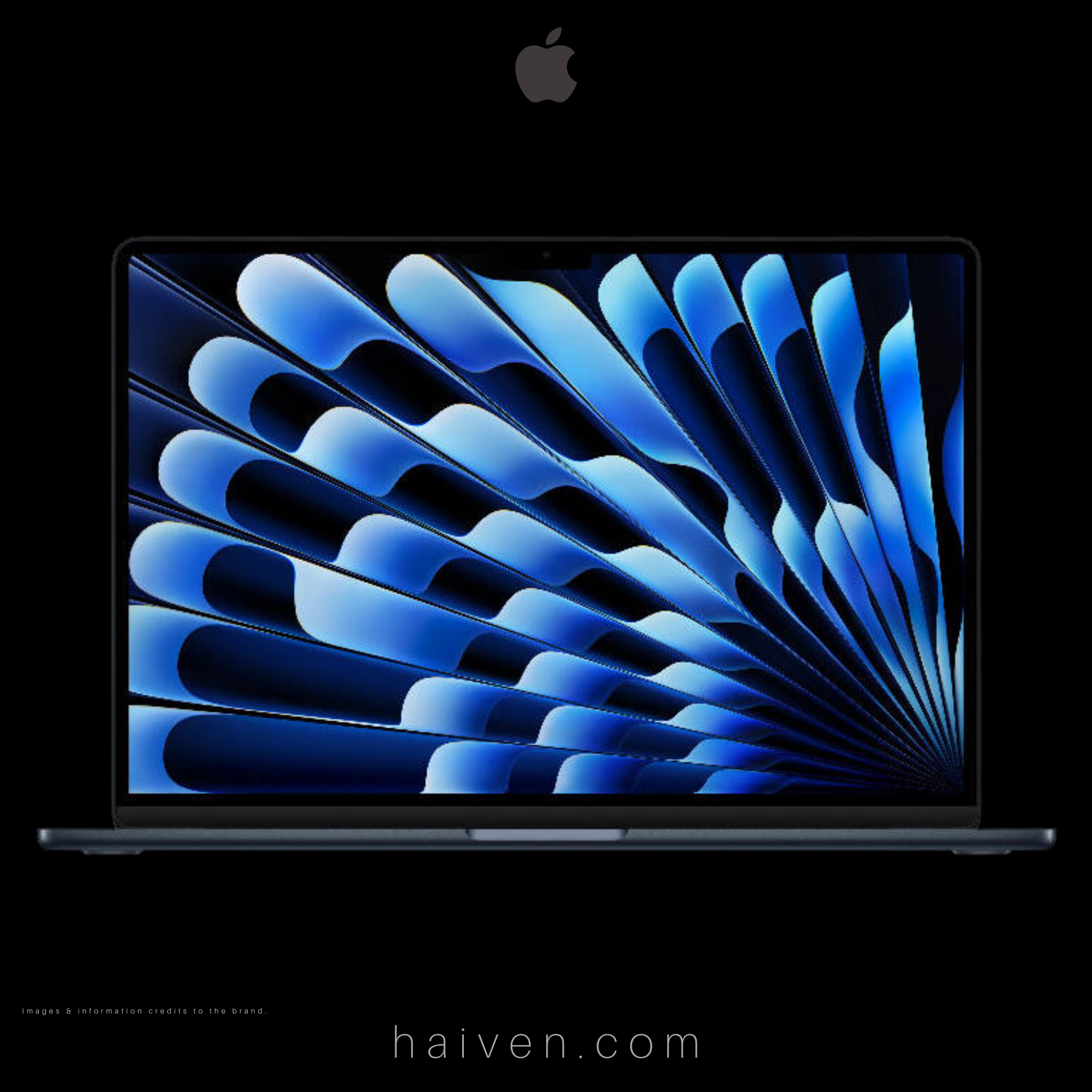 Apple MacBook Air 15-Inch M5 10-Core CPU 10-Core GPU 16GB 512GB Midnight MDVH4