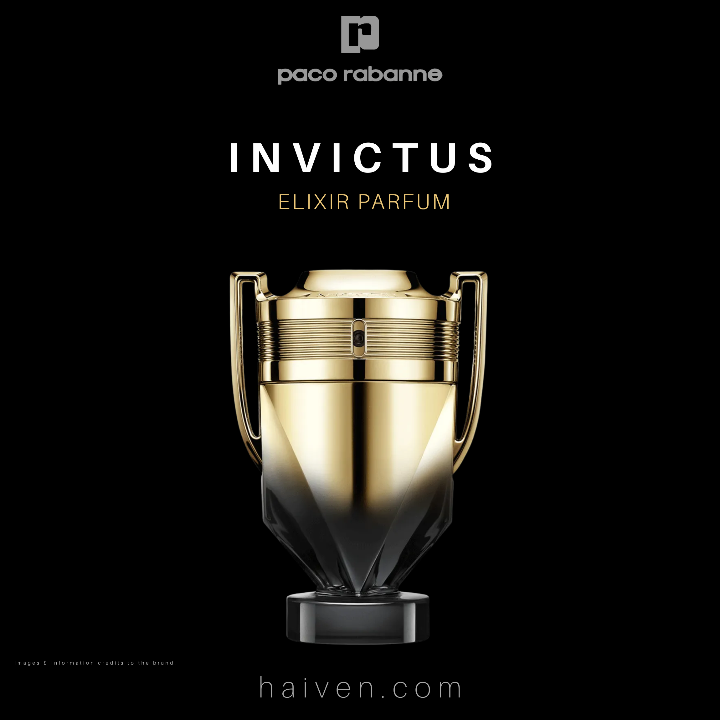 Paco Rabanne Invictus Parfum Elixir For Men 100ml