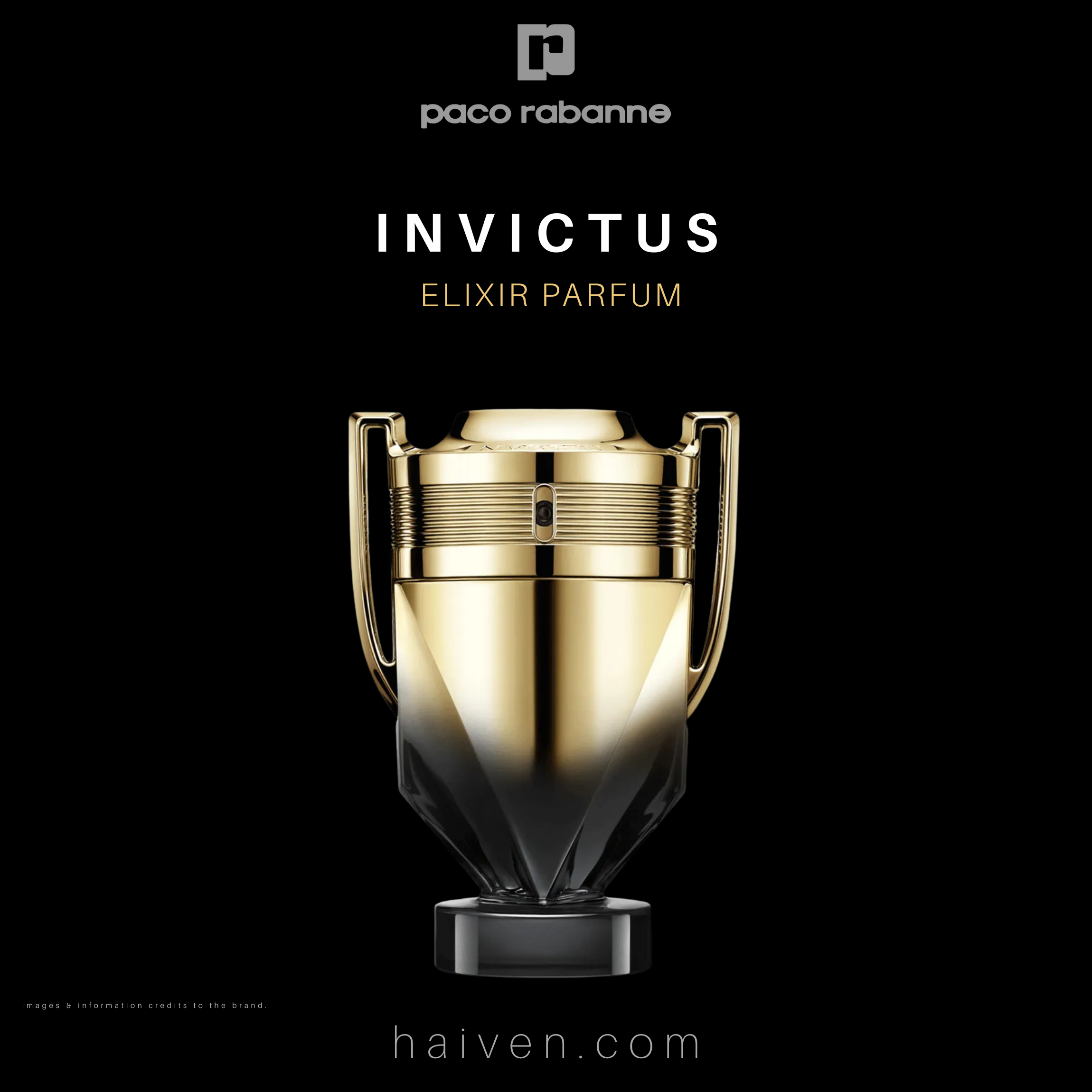 Paco Rabanne Invictus Parfum Elixir For Men 100ml