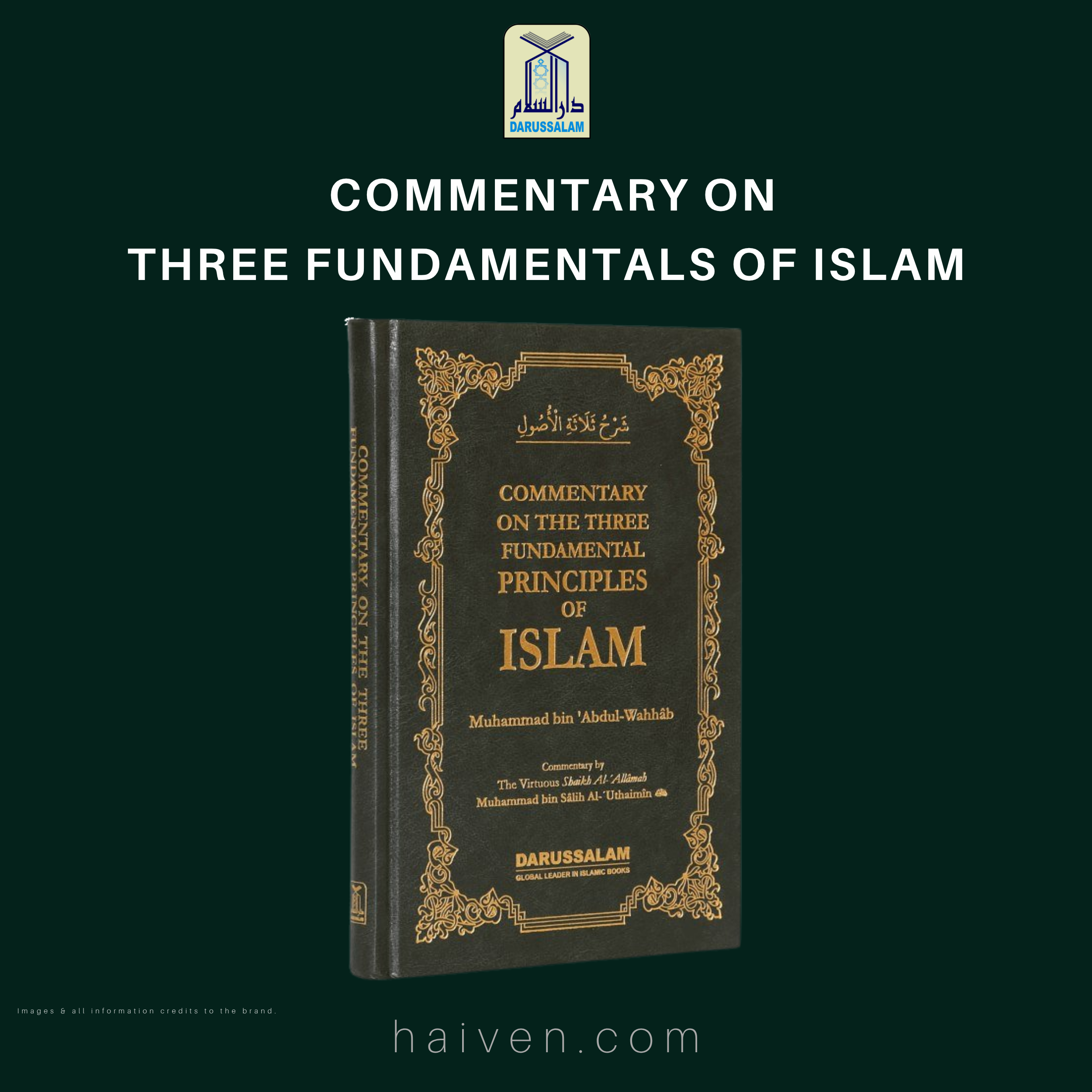 Commentary on the Three Fundamental Principles of Islam