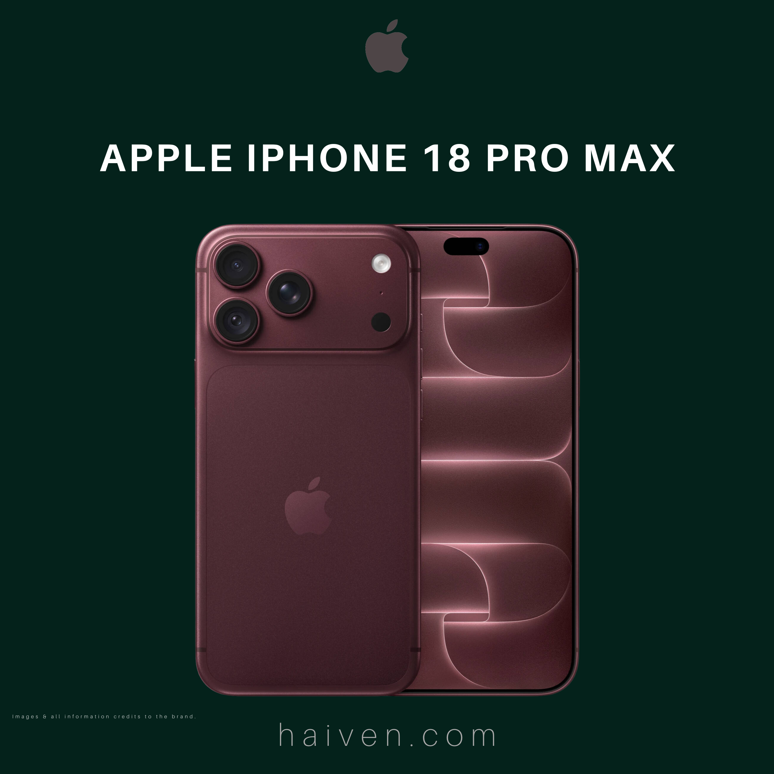 Apple iPhone 18 Pro Max TDRA