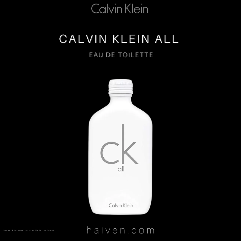 Calvin Klein CK All EDT: Citrus, Florals and a Warm Finish